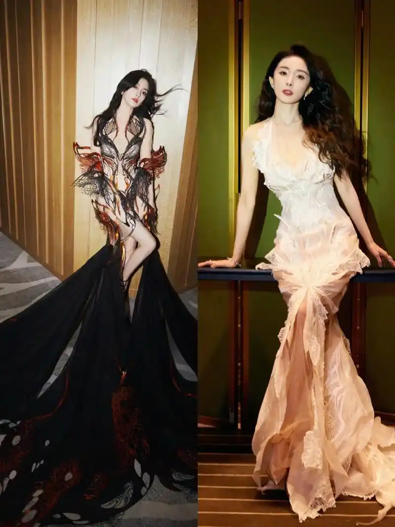 angelababy黑化了#杨幂 双杨组合 !一黑一白 昼 - 抖音