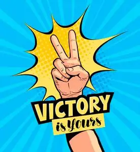 漫画牵你小手图胜利是你的, 刻字.