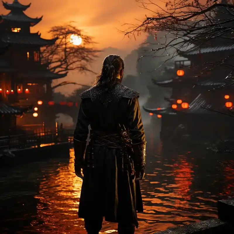 4个剑客背影,你觉得那个最帅