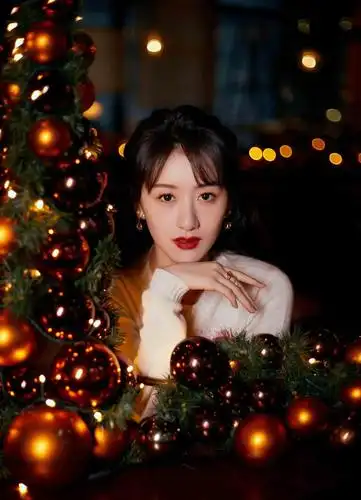 袁冰妍星河圣诞风大片写真,图片大全,高清,图库-回车桌面
