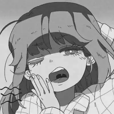 独一无二黑白动漫头像图片