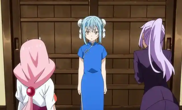 转生史莱姆oad:萌王换装秀,女装喵娘来袭,siri相扑成国技!