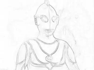 杰克奥特曼简笔画手抄报 简笔画手抄报