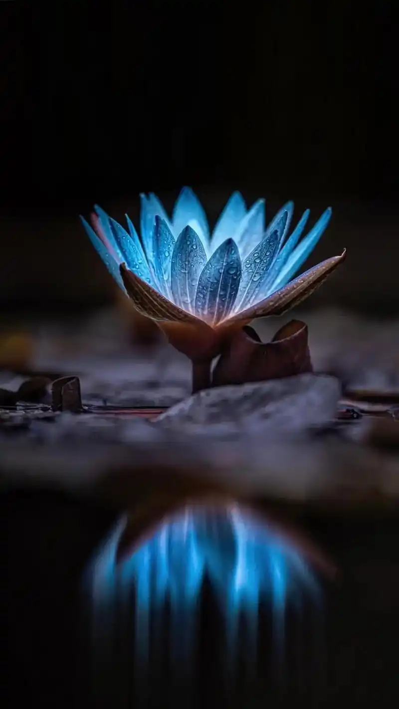 这片发光荷花被施了魔法,被艾特的人,一定嘎嘎漂亮,嘎嘎幸运, - 抖音