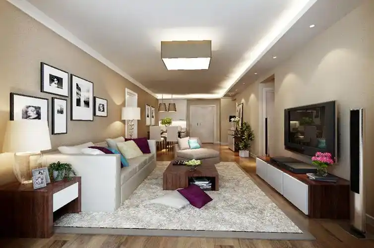 现代风格三室一厅装修设计效果图