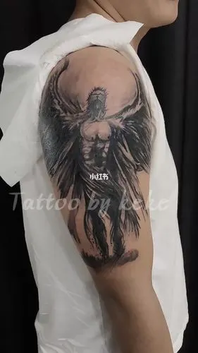 纹身作品审判天使