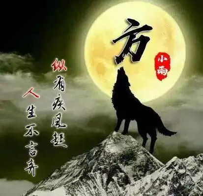 狼男生头像霸气带字图片