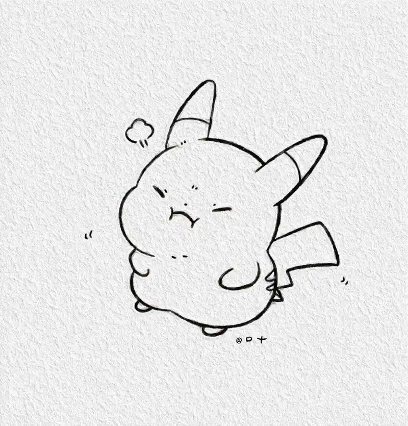 皮卡丘简笔画附教程 皮卡丘简笔画附教程