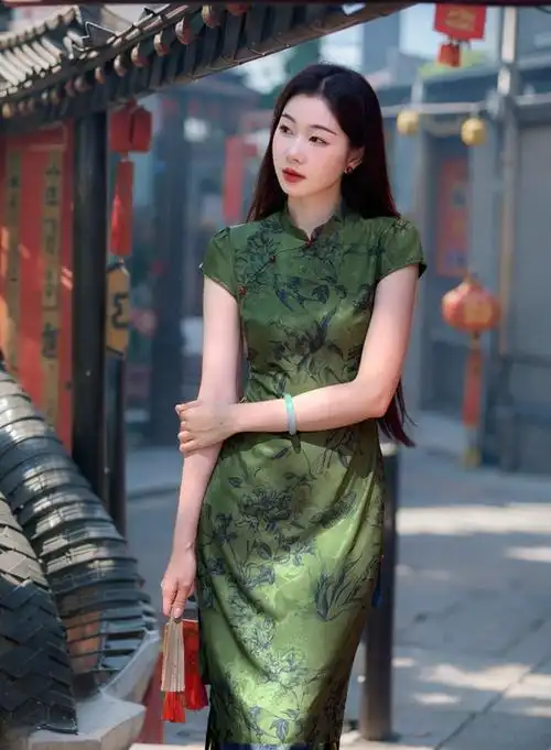 eia一尧丹青客新中式复古女显白改良旗袍连衣裙气质国风古韵 - 17网