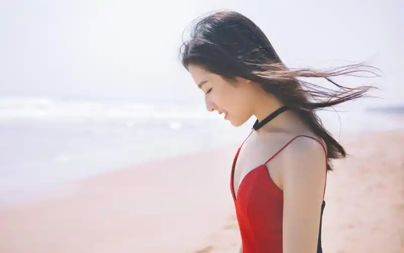 李兰迪清纯浪漫海边壁纸(2/9)