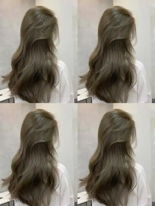 最主要是不用漂就可以上色,直接显白亚麻青棕色是灰色跟你青色两种