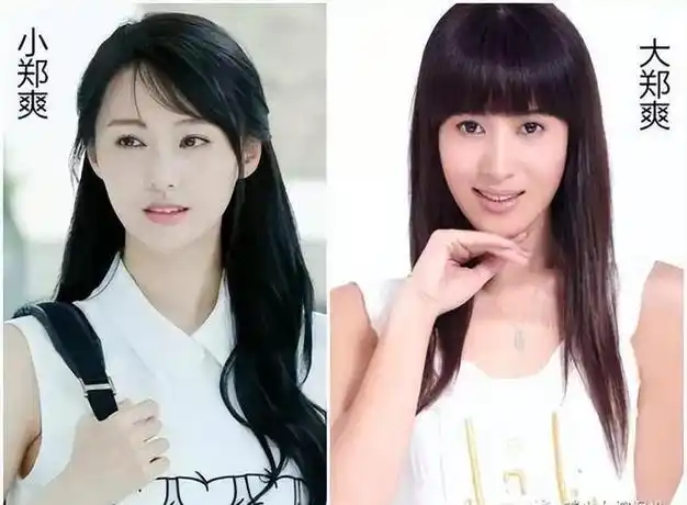 大郑爽 vs 小郑爽: 大郑爽以出色的演技和清新的形象成为了当红小生