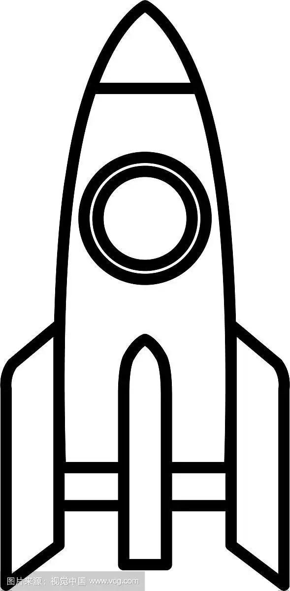 火箭发射器孤立图标