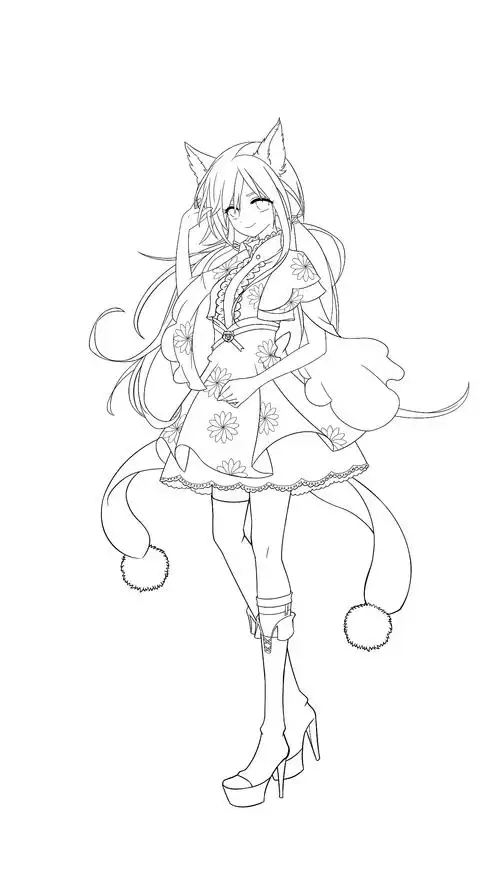 原画二次元板绘猫女萌妹子金波大叔用研/品牌/营销案例481金波大叔06