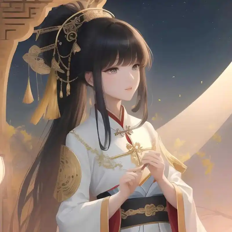 高马尾汉服少女 #古风 #国风古韵 #古风头像 #仙气飘飘  - 抖音