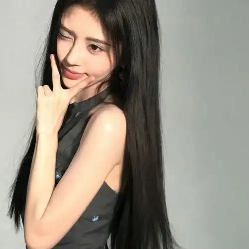 鞠婧祎超a黑长直