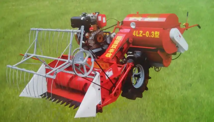 3型乐丰动力小型稻麦收割机