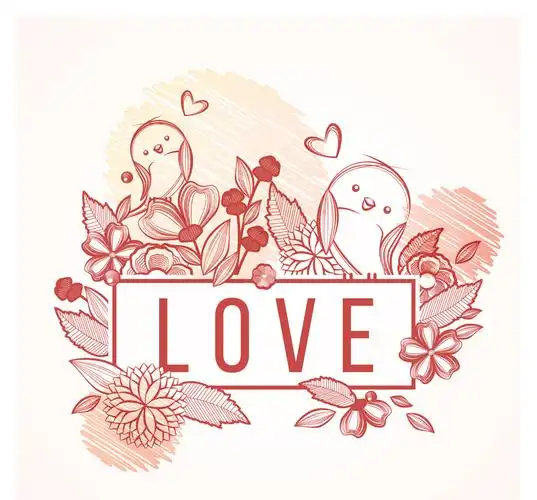 爱情小鸟矢量图免费下载_ai格式_编号19360445-千图网