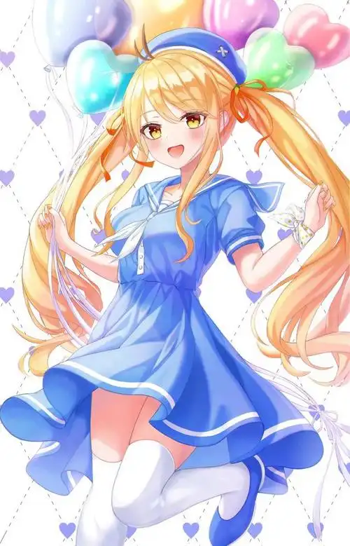 二次元女生图片,好看的二次元女生壁纸(画师フ二ィ的萌萌女孩插画作品