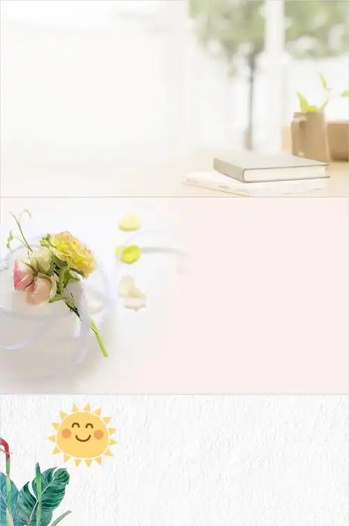 素净淡雅主题系列ppt背景