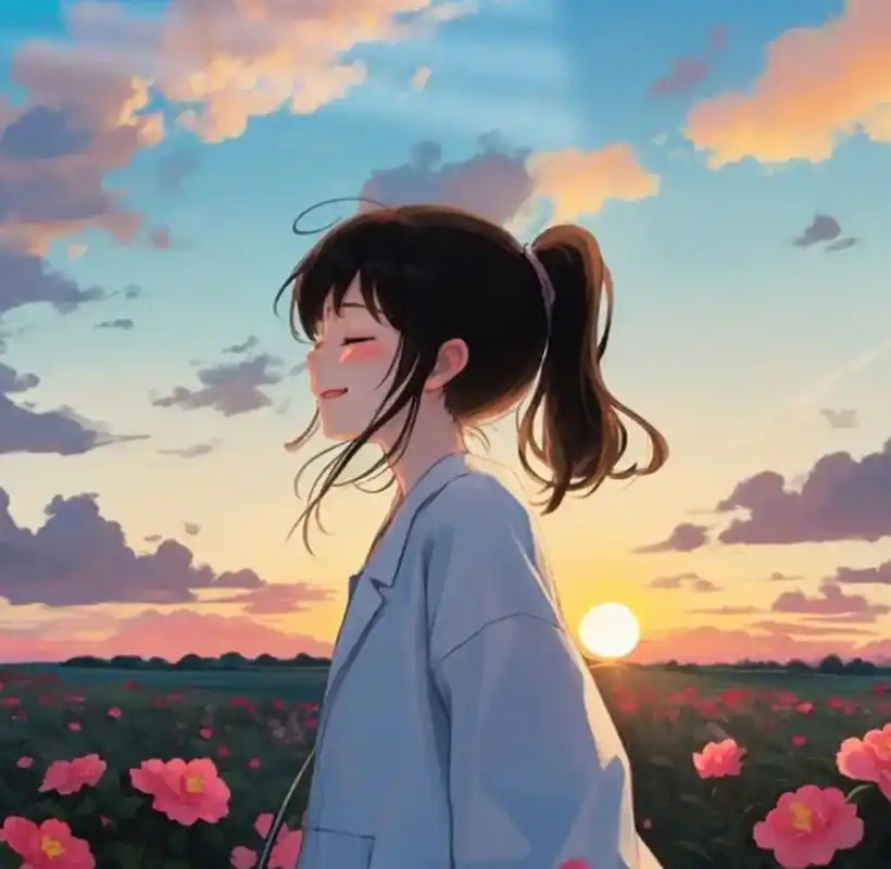 阳光治愈女生头像