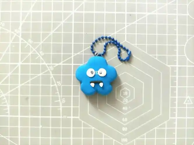 粘土教程小怪兽挂件3
