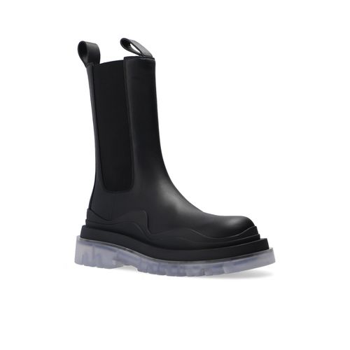 男生增高马丁鞋高定大头黑色底马丁靴厚底中筒靴切尔西靴男女高帮靴子