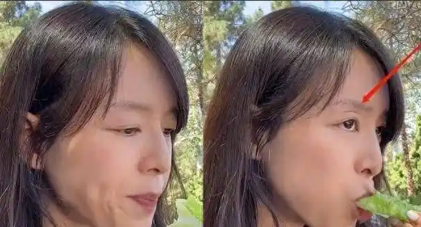 43岁张静初现状堪忧,生吃花菜,啃菜叶,头发稀疏脸显男相_素食_明星