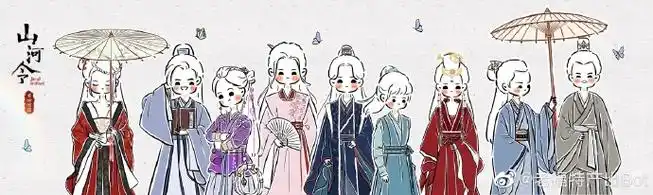 【送山河令全家福签名照啦】#山河令#是种在我们身上拔也拔不出来的