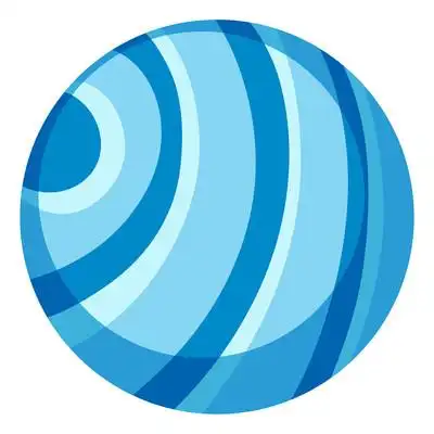 渐变圆形雕刻图案