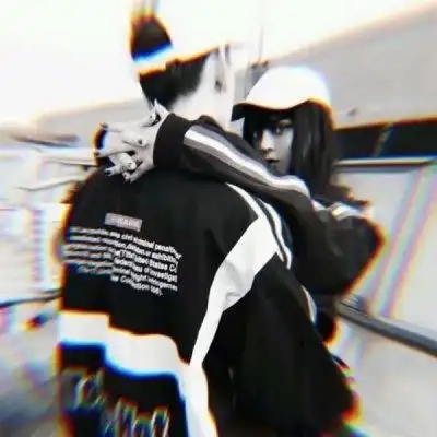 霸气情侣头像超拽黑白一对两张 2020抖音霸气轻狂男女双人图片 - 情侣