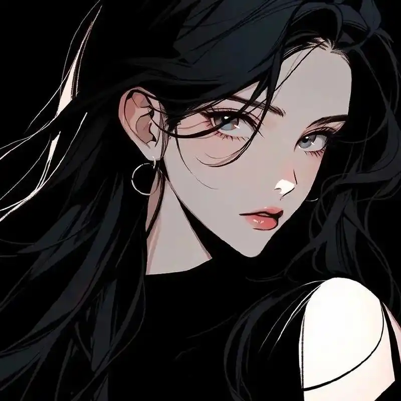 wechat头像 动漫二次元女生头像 暗黑二次元女生头像 快和姐妹一起换