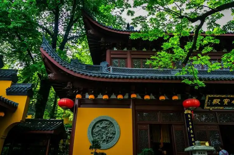 浙江杭州灵隐寺寺庙建筑风景图片 - 第7张