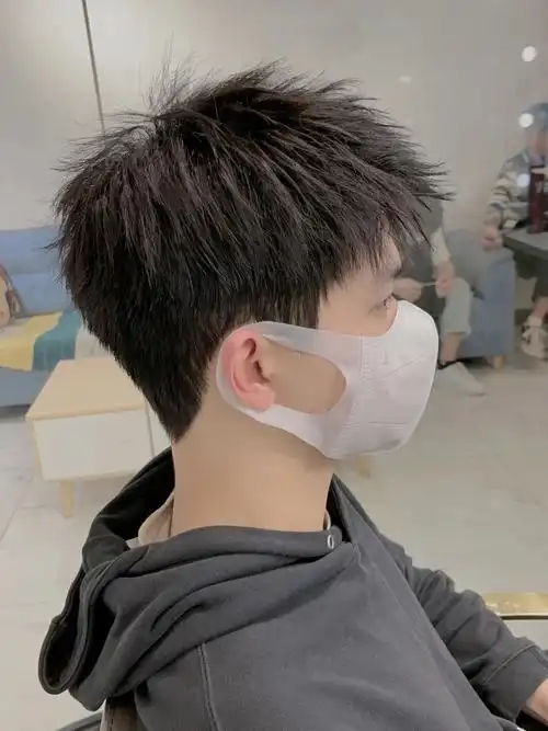 男士服帖摩根烫