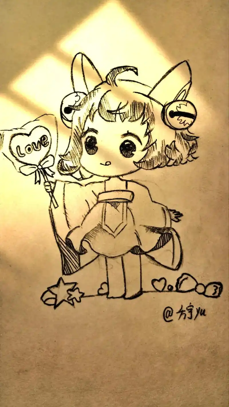 q版人物【蔡文姬】来啦!来打卡吧!#创作灵感 #简笔画 #手 - 抖音