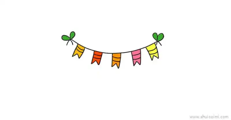 装饰花边儿童画怎么画 装饰花边简笔画步骤