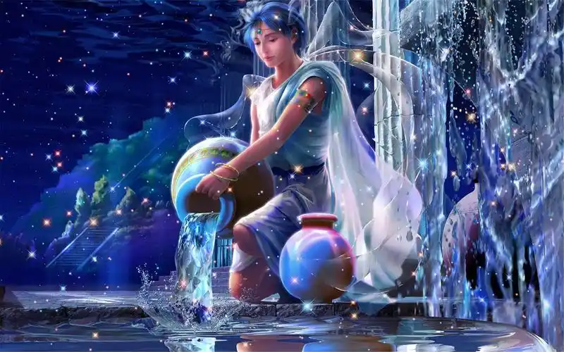 超酷炫十二星座精美梦幻卡通高清桌面壁纸(一)