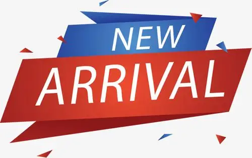 矢量png红蓝色新品到货海报