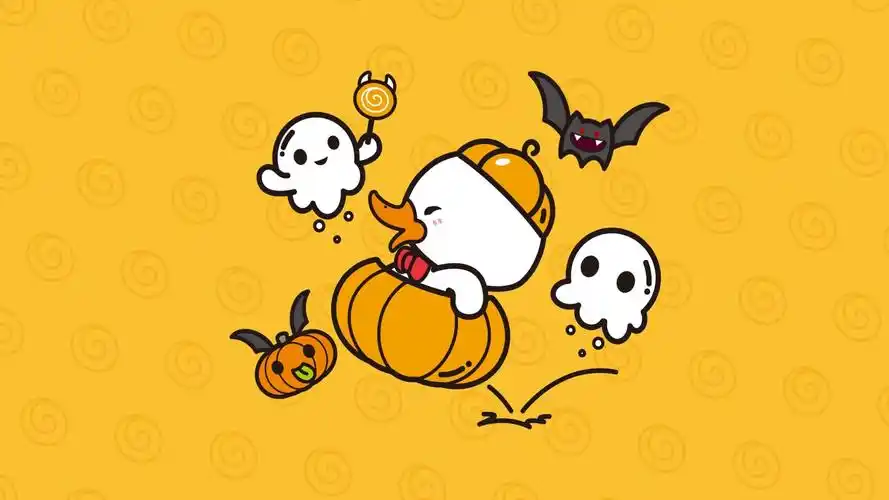 可爱鸭嘴兽卡通高清壁纸