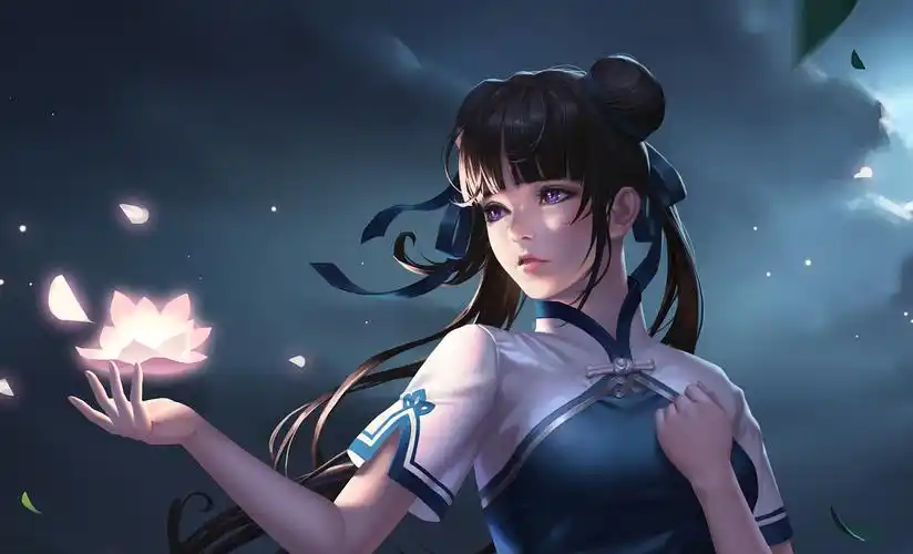 因为不久前才看到这个活动.所以只画了赵灵儿但时间还是好赶.