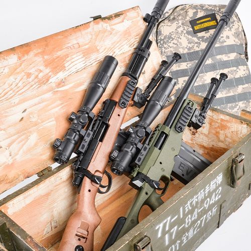 awm抛壳儿童玩具枪812软弹枪突击狙击步抢连发男孩可发射吃鸡玩具小孩