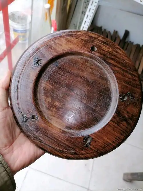 海南黄花梨老料木座