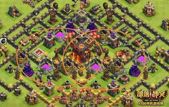 部落冲突10本低杯专用对称阵型推荐