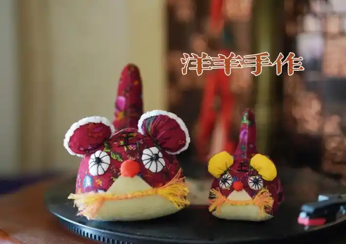 手作过新年做个布老虎附图纸