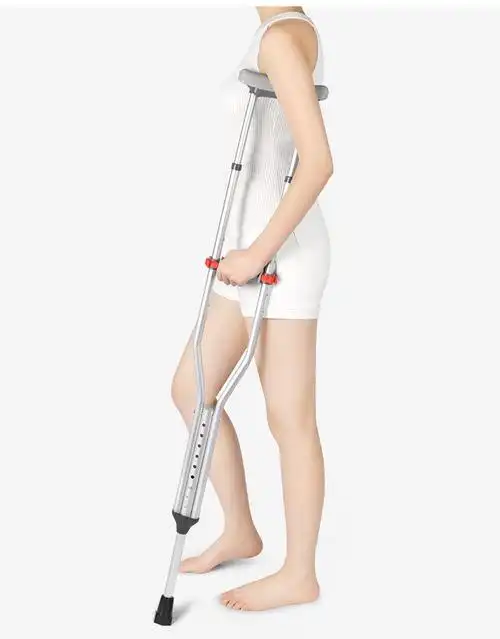 拐杖单双拐棍老人康复助行器病人行走辅助支撑铝合金加厚防滑长短可调