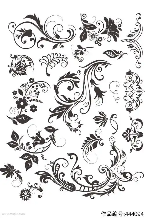 花纹花边欧式矢量图常用素材