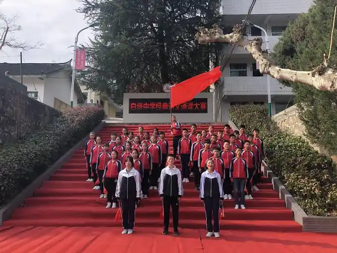 白塔中学开展"经典诗文朗诵大赛"