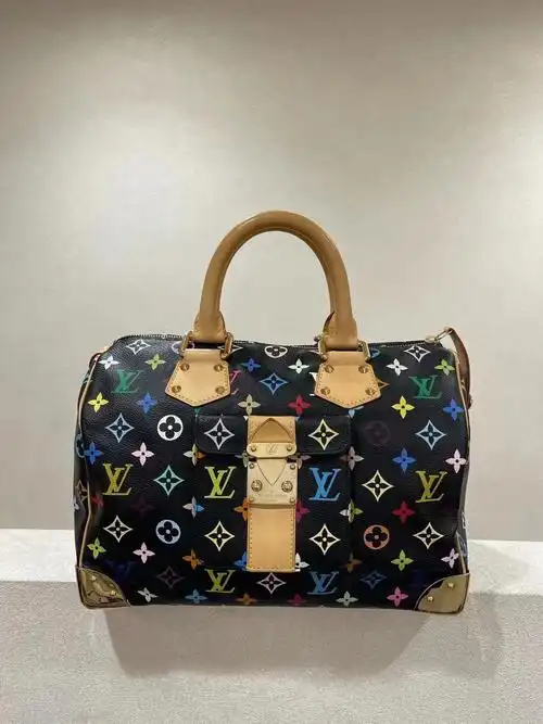 分享lv黑三彩手提sp30