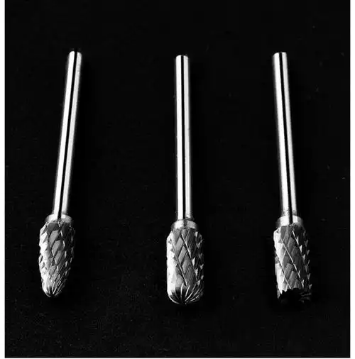 钨钢磨头合金钢3mm火石仔磨头风磨笔配件消音管气动打磨机小扳手东达