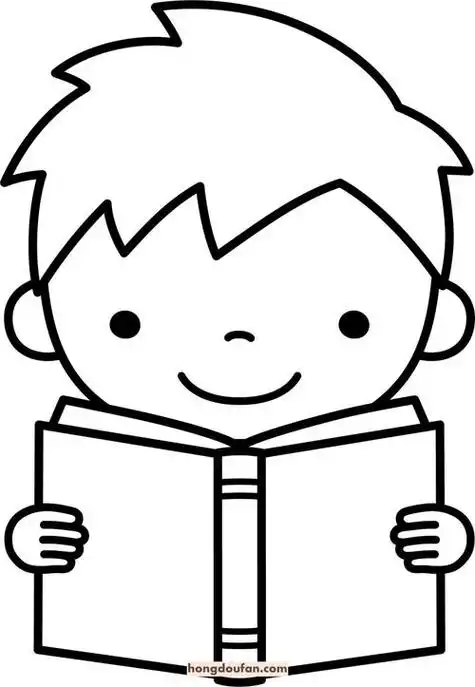 人物的简笔画喷水的卡通大鲸鱼幼儿简笔画大全-红豆饭小学生简笔画